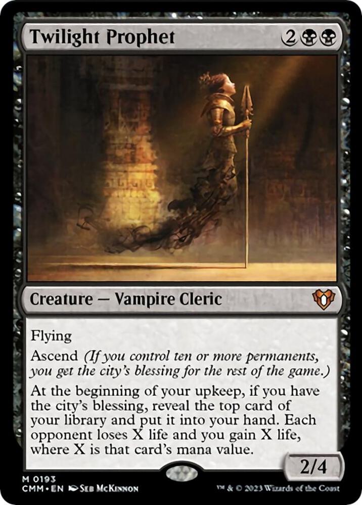 Twilight Prophet [Commander Masters]