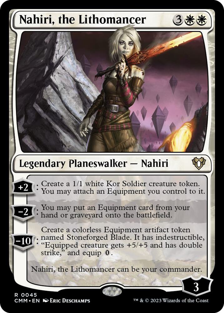Nahiri, the Lithomancer [Commander Masters]