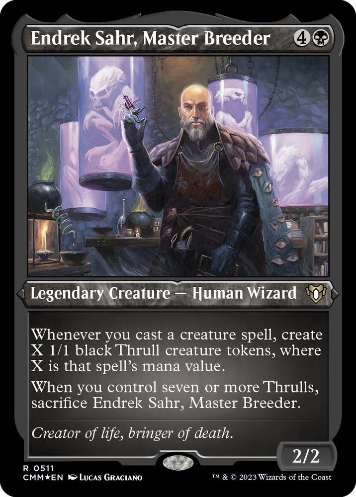 Endrek Sahr, Master Breeder (Foil Etched) [Commander Masters]
