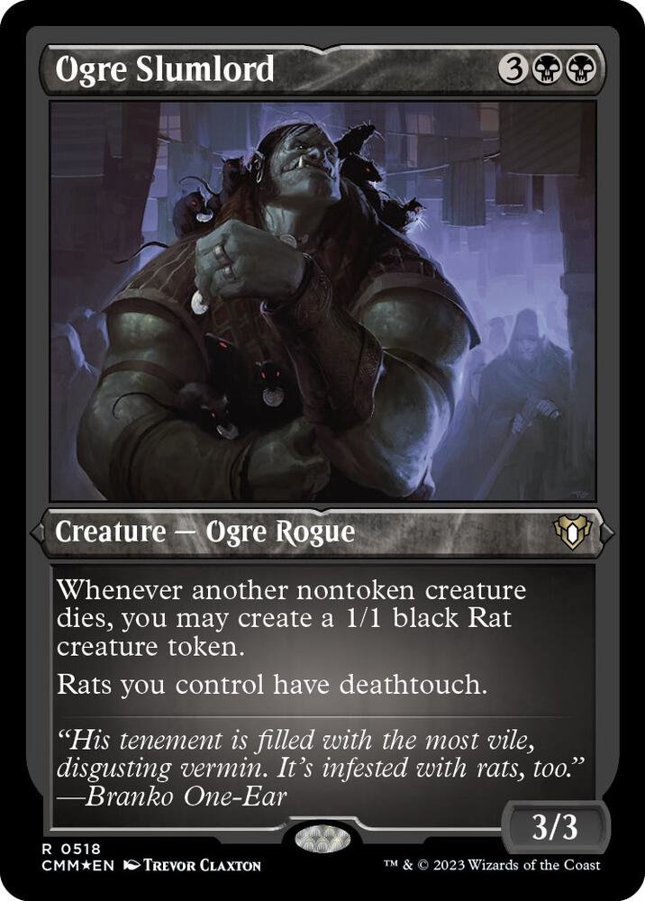 Ogre Slumlord (Foil Etched) [Commander Masters]
