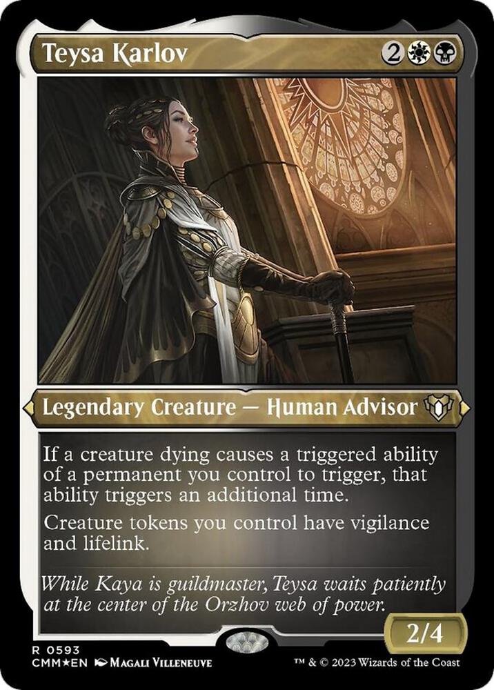 Teysa Karlov (Foil Etched) [Commander Masters]