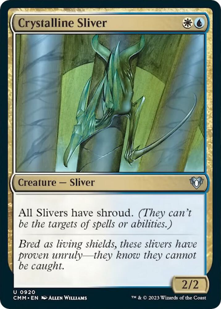 Crystalline Sliver [Commander Masters]