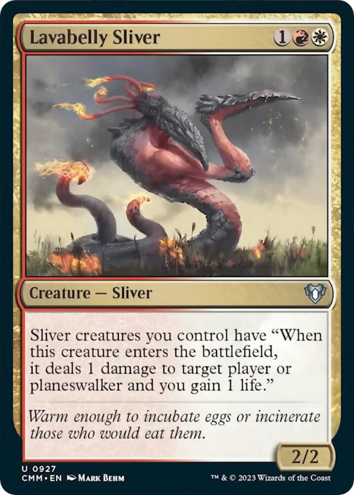 Lavabelly Sliver [Commander Masters]