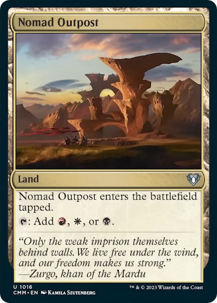 Nomad Outpost [Commander Masters]
