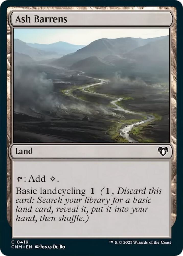 Ash Barrens [Commander Masters]