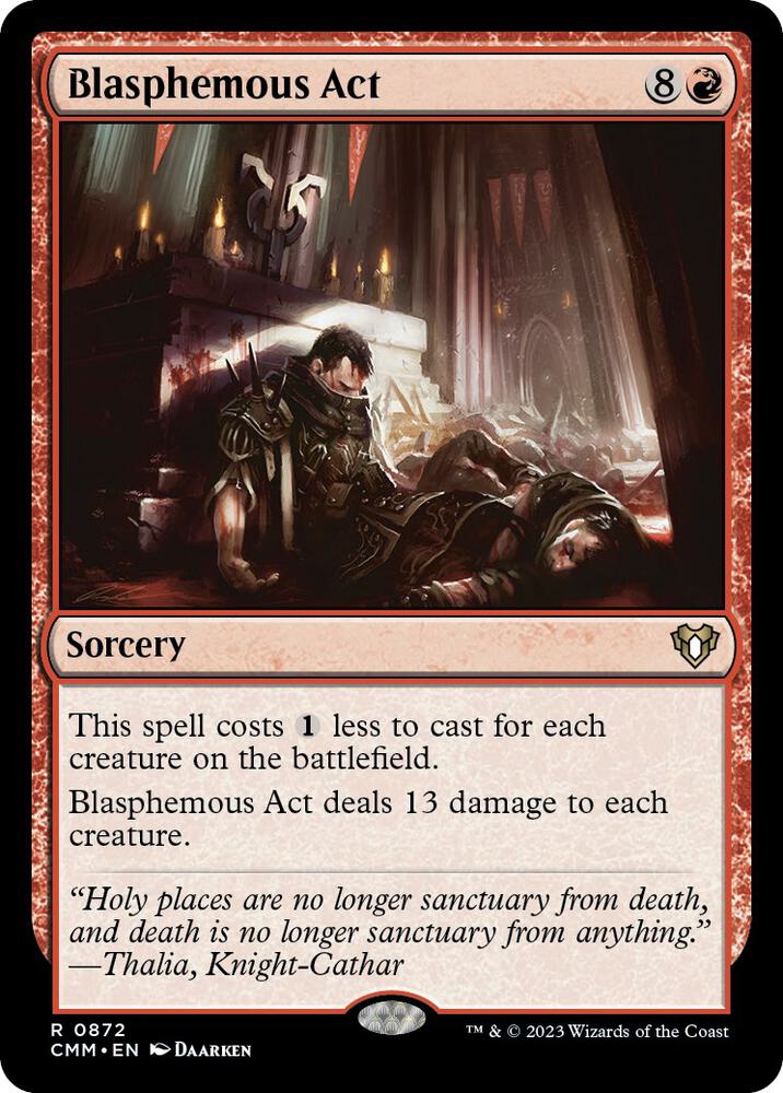 Blasphemous Act [Commander Masters]