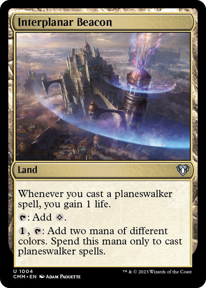 Interplanar Beacon [Commander Masters]