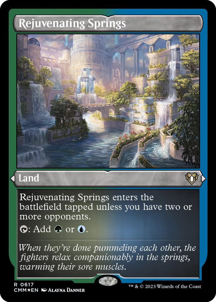 Rejuvenating Springs (Foil Etched) [Commander Masters]