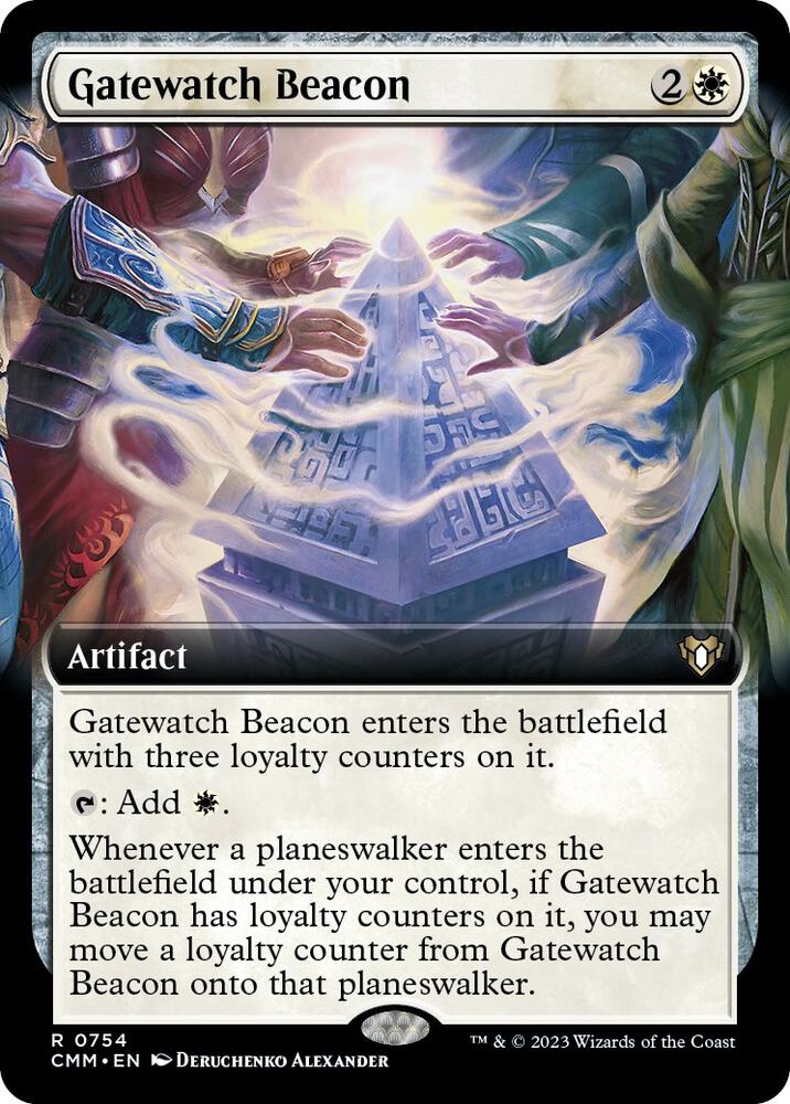 Gatewatch Beacon (Extended Art) [Commander Masters]