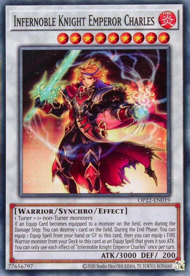 Infernoble Knight Emperor Charles [OP22-EN019] Common
