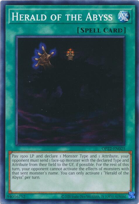 Herald of the Abyss [OP22-EN025] Common