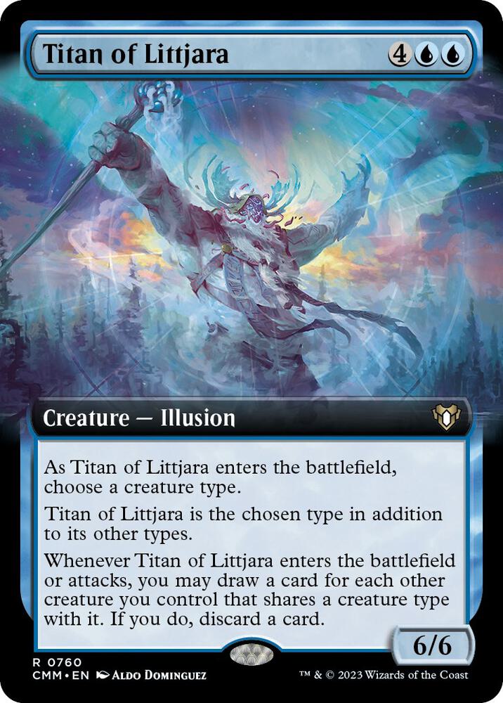 Titan of Littjara (Extended Art) [Commander Masters]