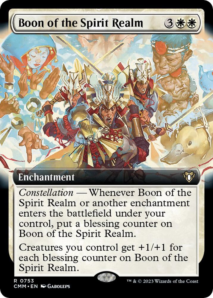 Boon of the Spirit Realm (Extended Art) [Commander Masters]