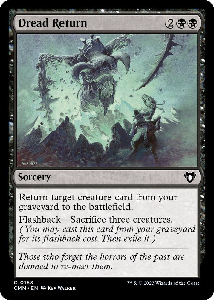 Dread Return [Commander Masters]