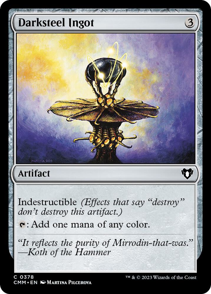 Darksteel Ingot [Commander Masters]