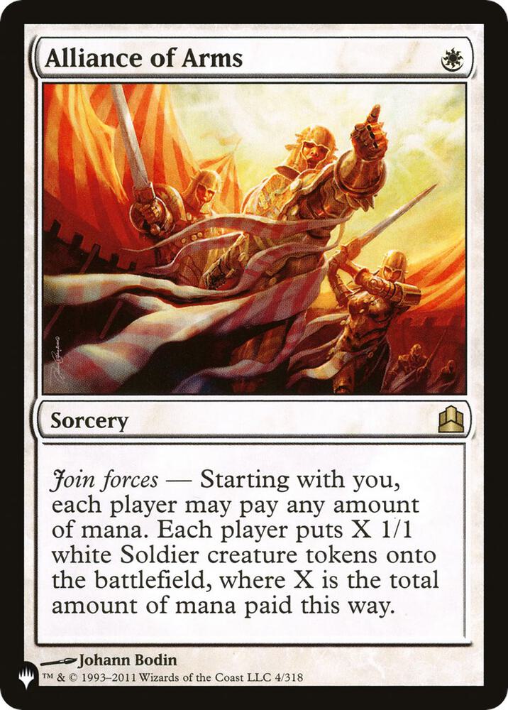 Alliance of Arms [The List]