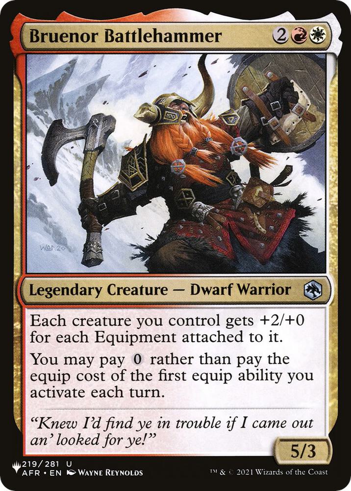 Bruenor Battlehammer [The List]