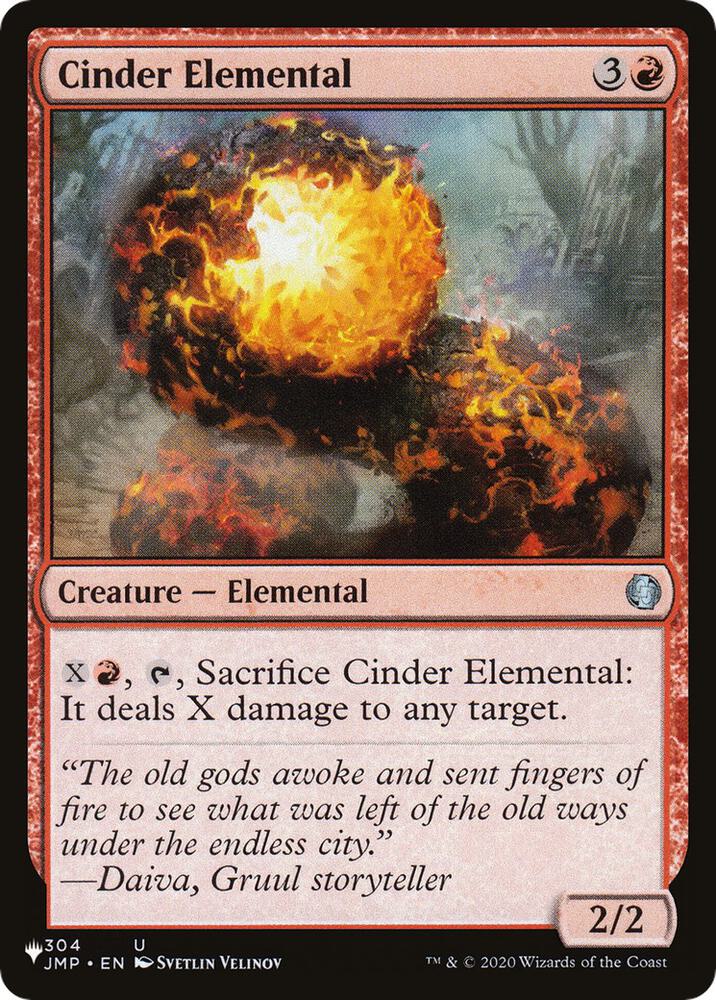 Cinder Elemental [The List]
