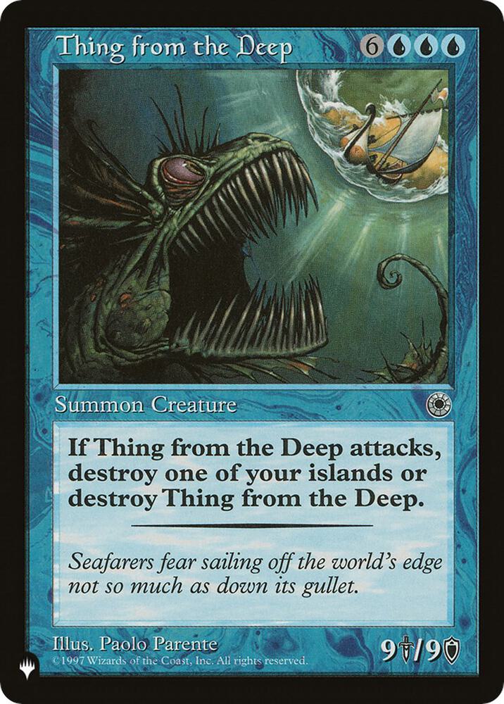 Thing from the Deep [The List]