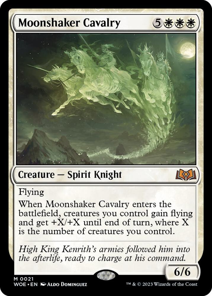 Moonshaker Cavalry [Wilds of Eldraine]
