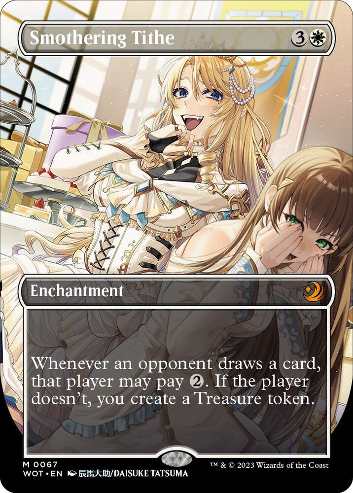 Smothering Tithe (Anime Borderless) [Wilds of Eldraine: Enchanting Tales]