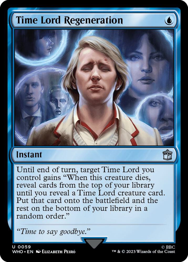 Time Lord Regeneration [Doctor Who]