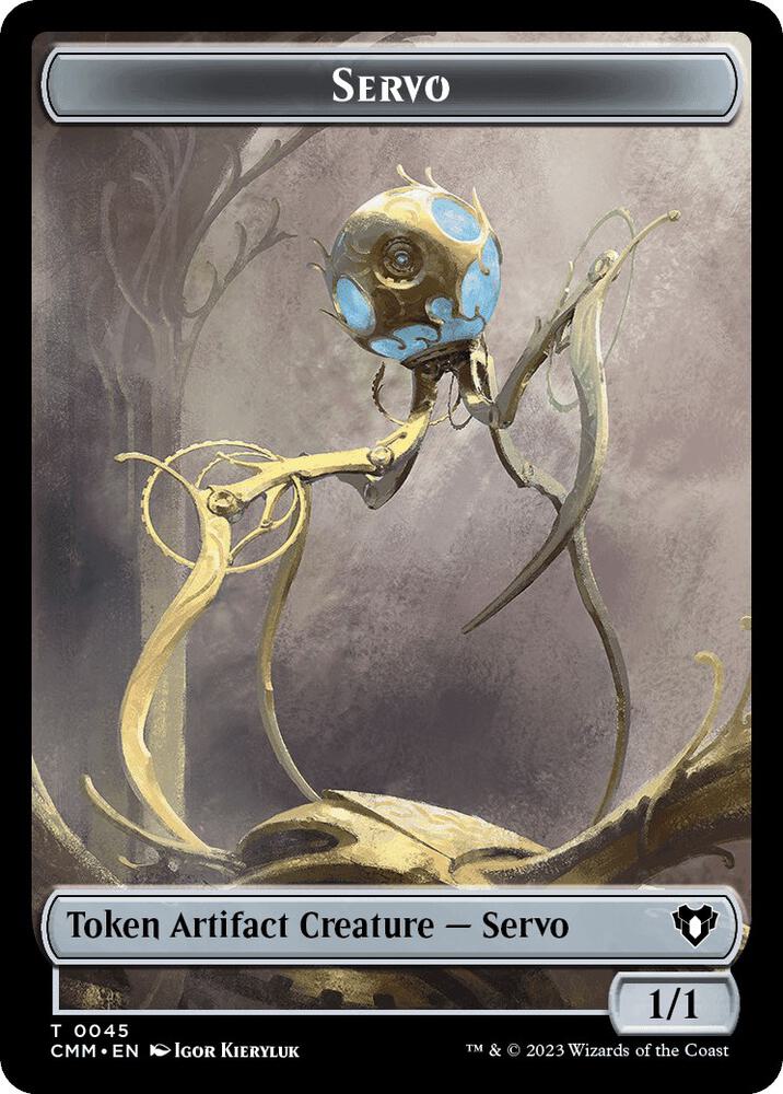 Servo // Elephant Double-Sided Token [Commander Masters Tokens]