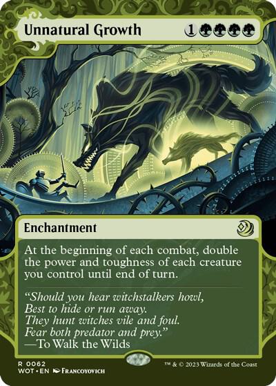 Unnatural Growth [Wilds of Eldraine: Enchanting Tales]
