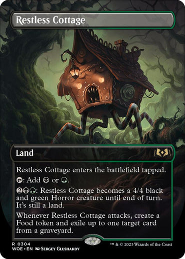 Restless Cottage (Borderless Alternate Art) [Wilds of Eldraine]