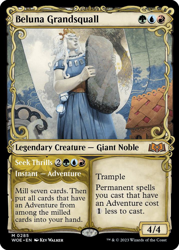 Beluna Grandsquall // Seek Thrills (Showcase) [Wilds of Eldraine]