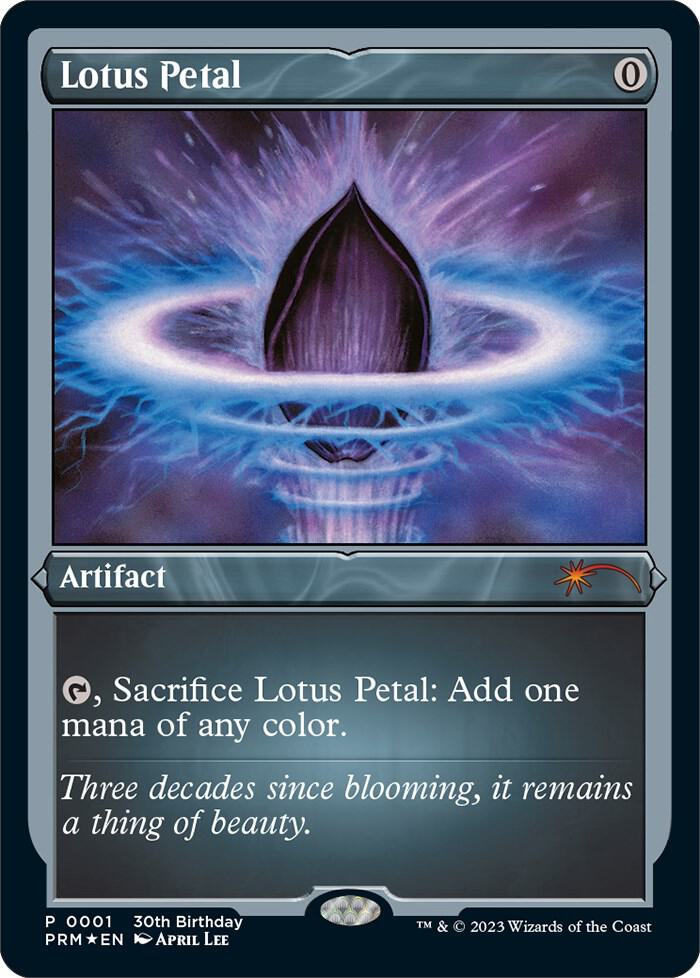 Lotus Petal (Foil Etched) [30th Anniversary Promos]