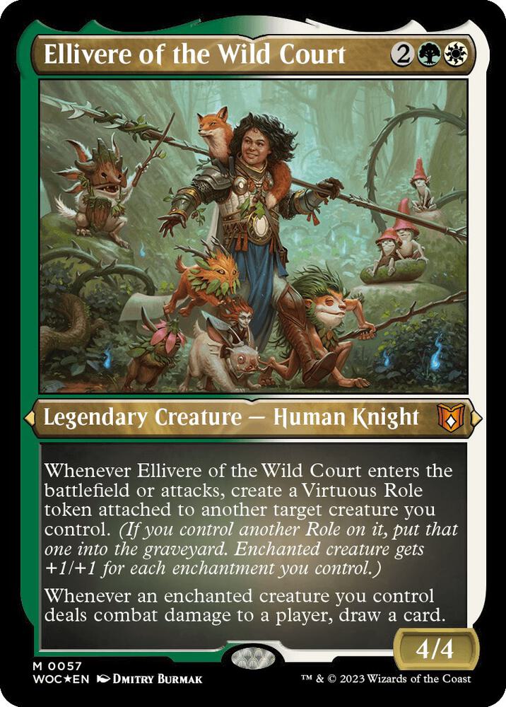 Ellivere of the Wild Court (Display Commander) [Wilds of Eldraine Commander]
