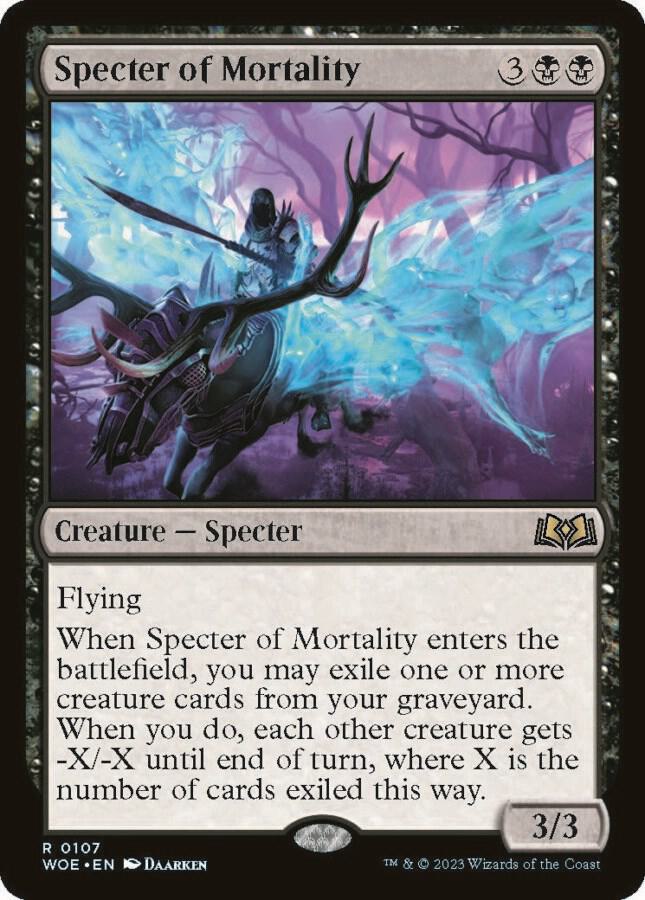 Specter of Mortality [Wilds of Eldraine]