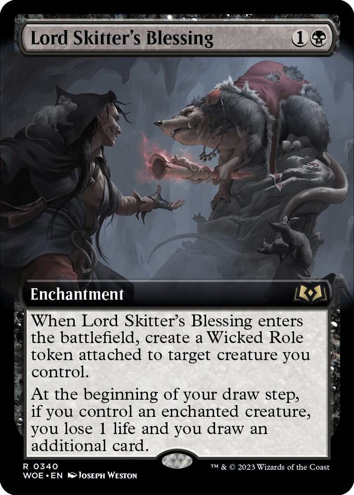 Lord Skitter's Blessing (Extended Art) [Wilds of Eldraine]