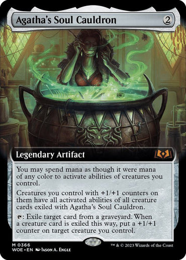 Agatha's Soul Cauldron (Extended Art) [Wilds of Eldraine]