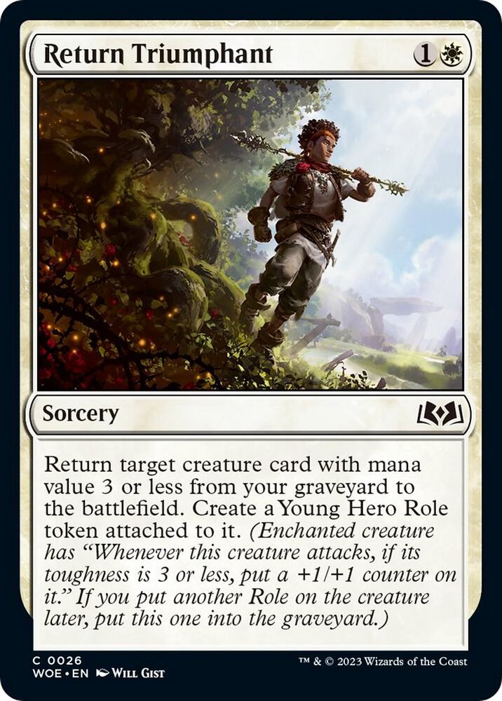 Return Triumphant [Wilds of Eldraine]