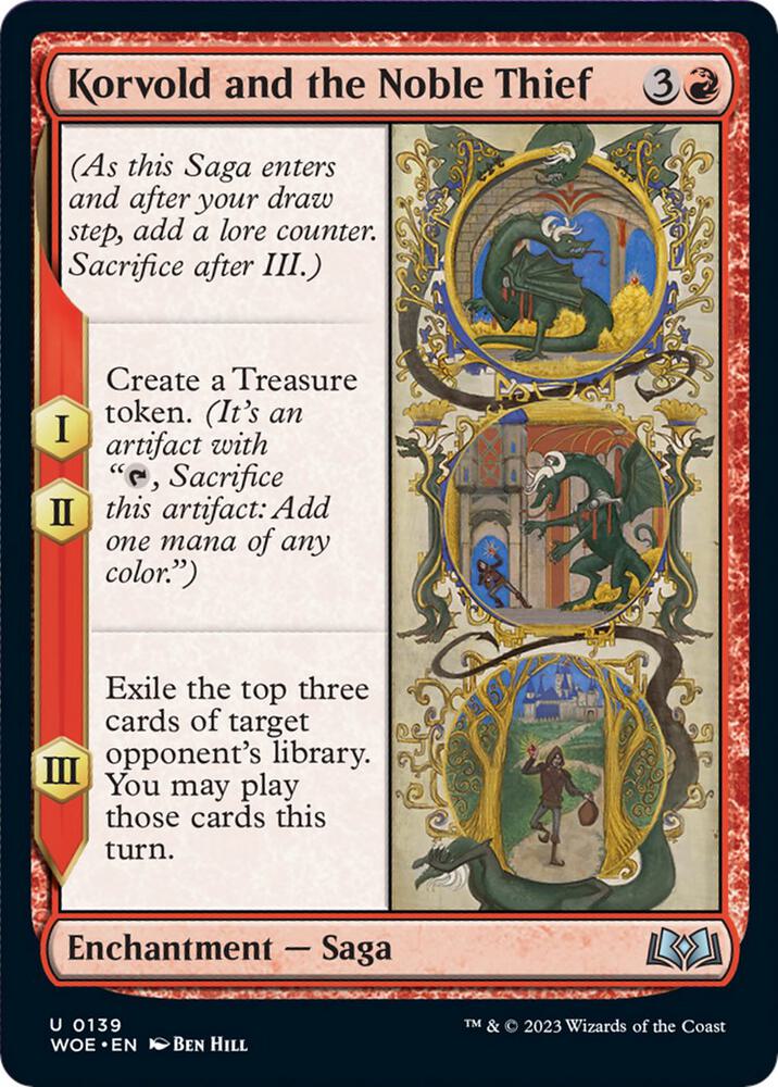 Korvold and the Noble Thief [Wilds of Eldraine]