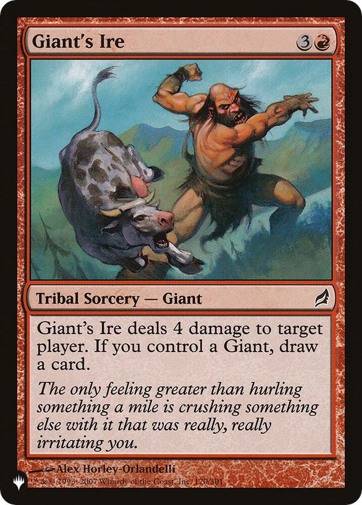 Giant's Ire [The List]