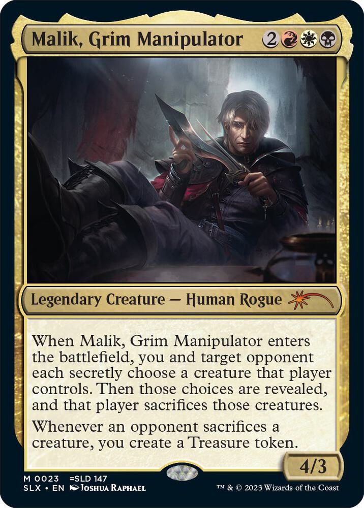 Malik, Grim Manipulator [Secret Lair: Universes Within]