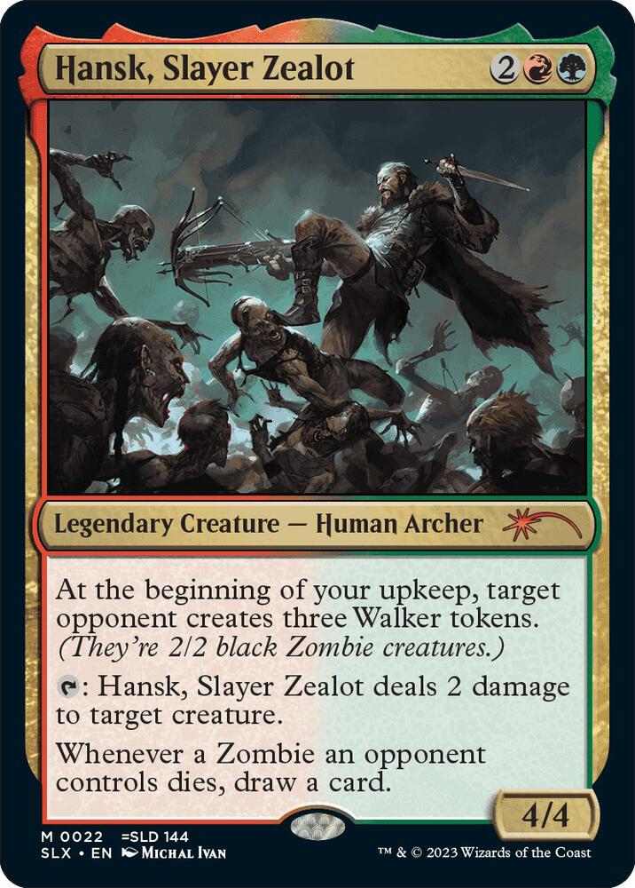 Hansk, Slayer Zealot [Secret Lair: Universes Within]