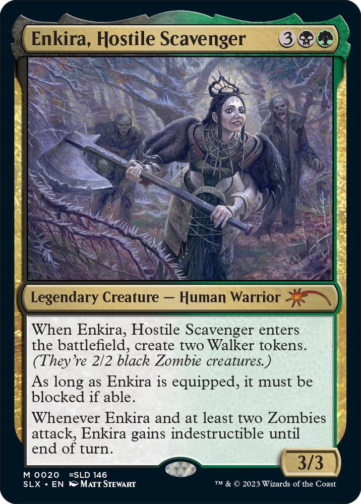 Enkira, Hostile Scavenger [Secret Lair: Universes Within]