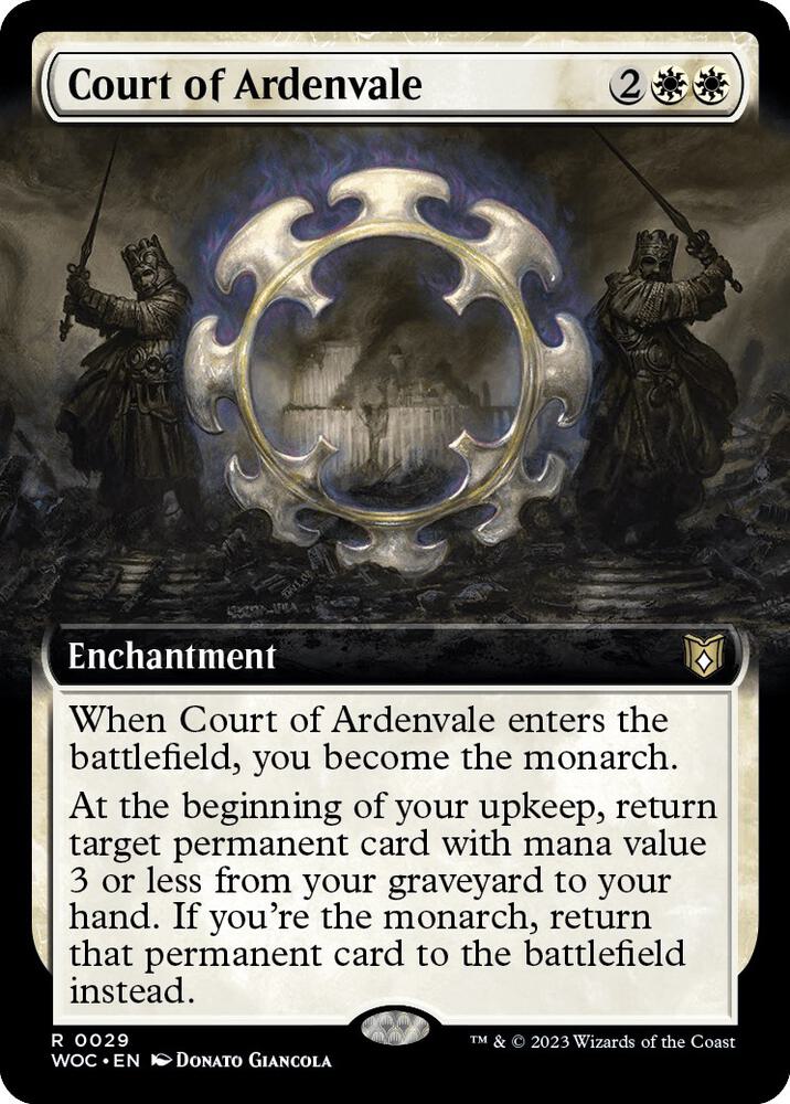 Court of Ardenvale (Extended Art) [Wilds of Eldraine Commander]
