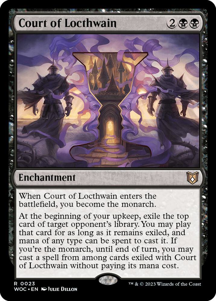 Court of Locthwain [Wilds of Eldraine Commander]