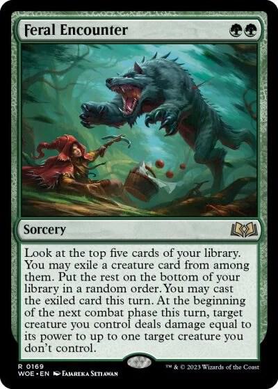 Feral Encounter [Wilds of Eldraine]