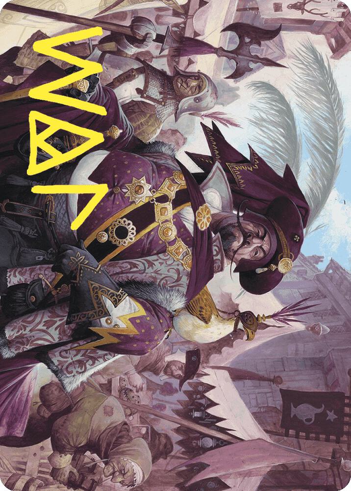 Discerning Financier Art Card (Gold-Stamped Signature) [Wilds of Eldraine Art Series]
