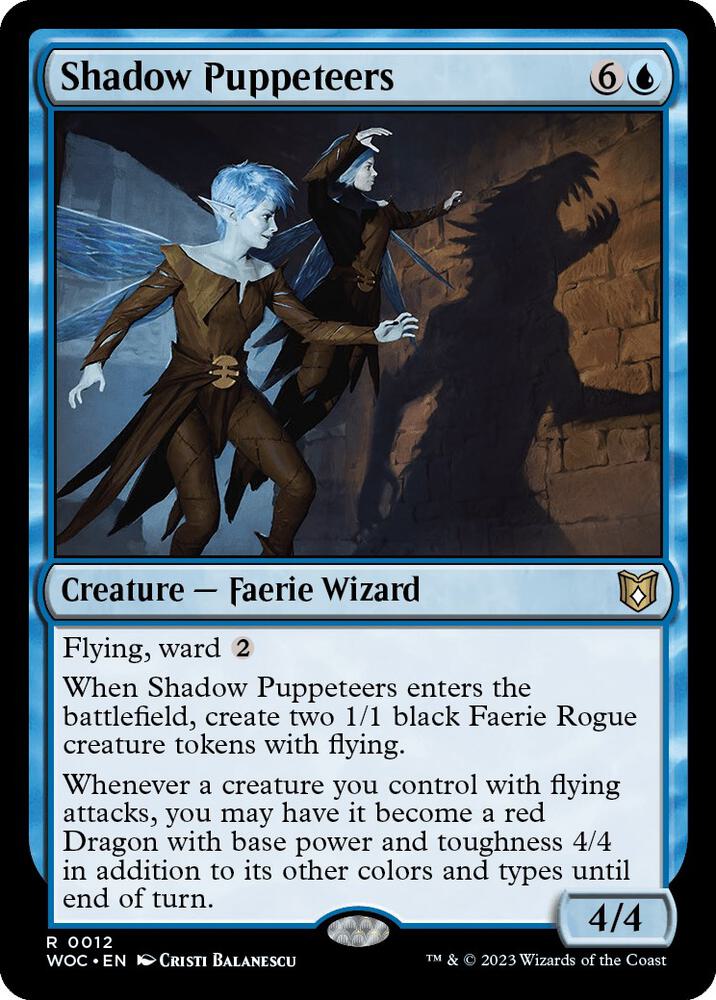 Shadow Puppeteers [Wilds of Eldraine Commander]