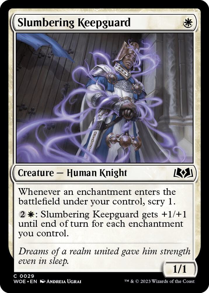 Slumbering Keepguard [Wilds of Eldraine]