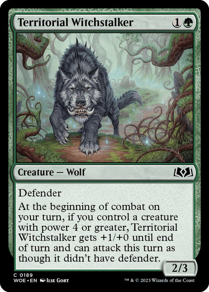Territorial Witchstalker [Wilds of Eldraine]
