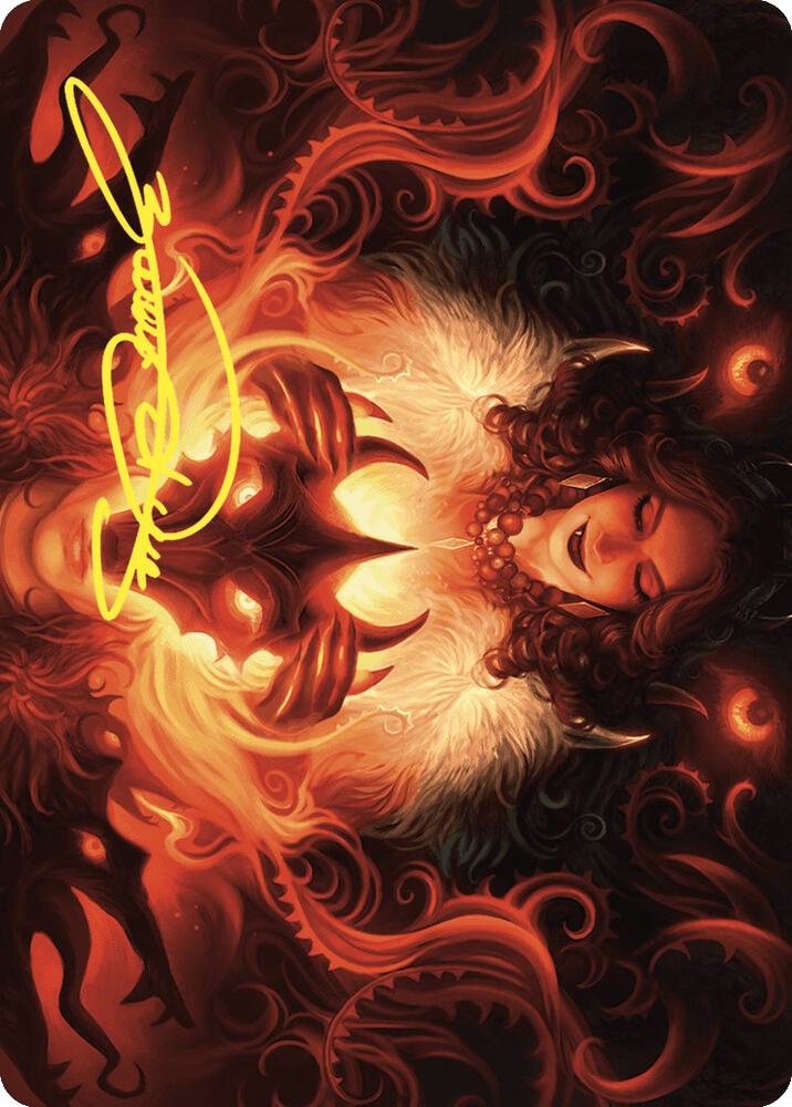 Witch's Mark Art Card (Gold-Stamped Signature) [Wilds of Eldraine Art Series]