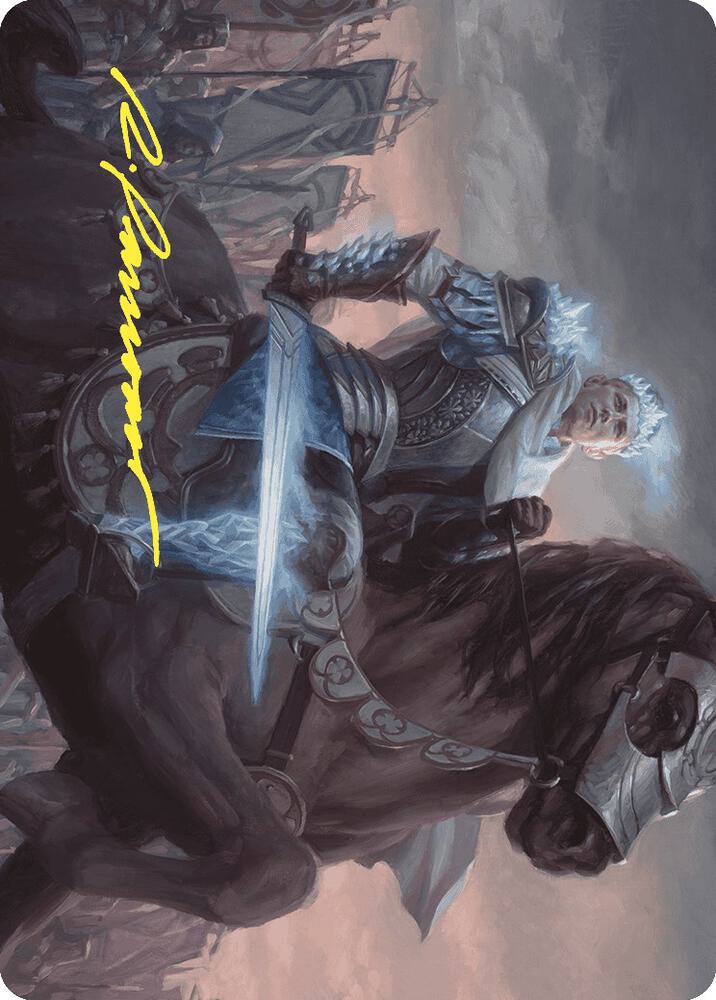 Will, Scion of Peace Art Card (Gold-Stamped Signature) [Wilds of Eldraine Art Series]